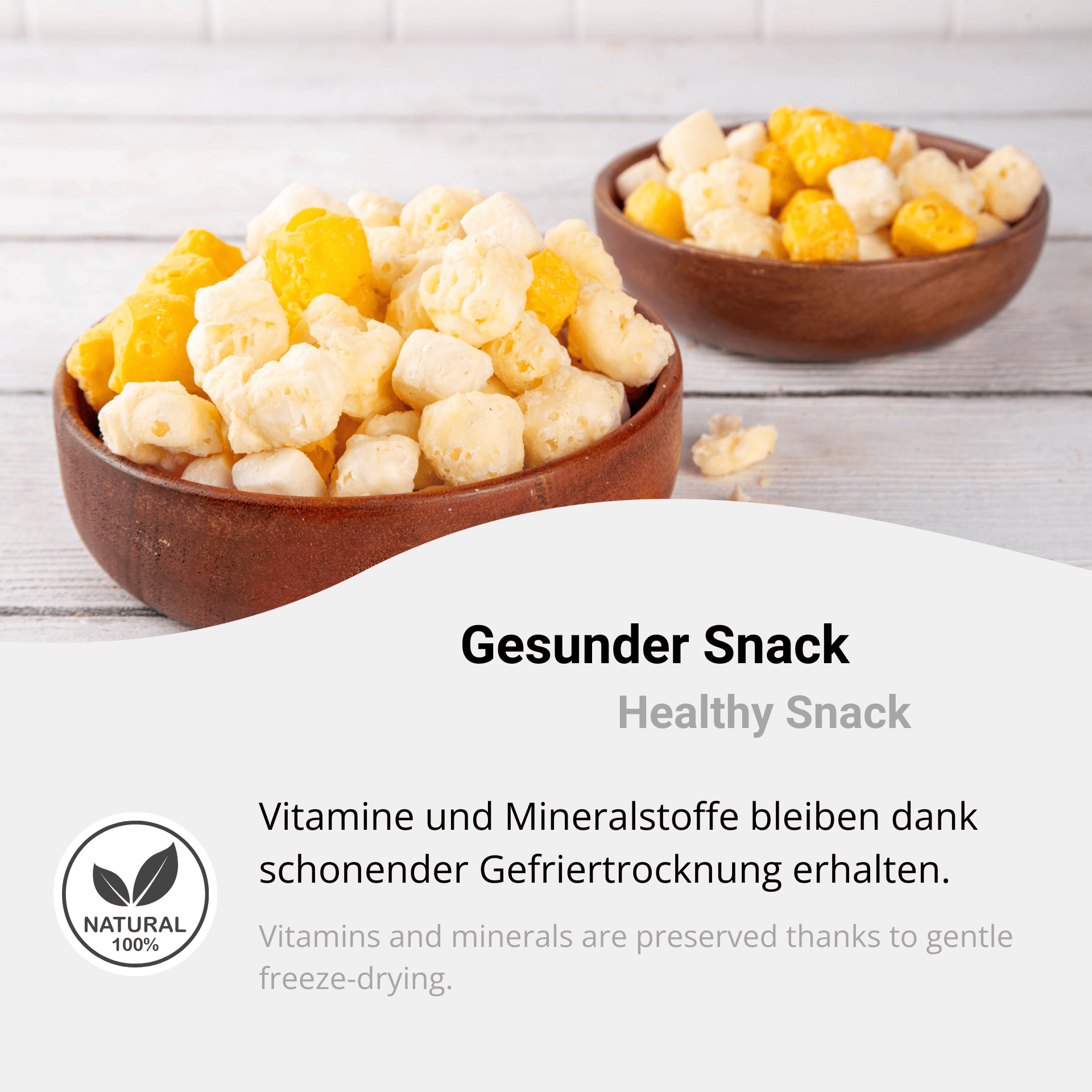 Gefriergetrocknete Ananas